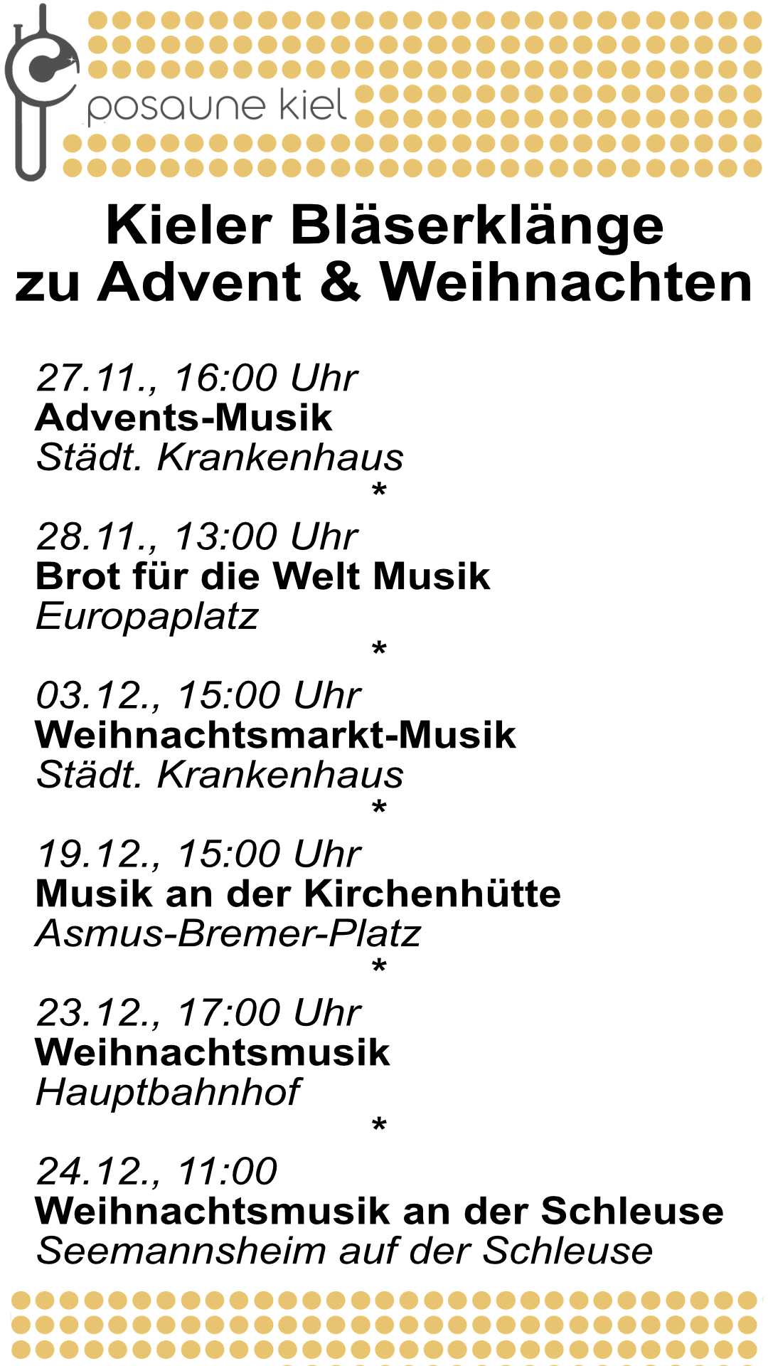 Weihnachtsmusik 2026